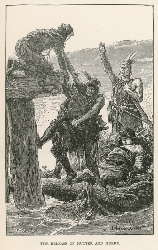 La libération de Hutter et Hurry (gravure) - Elviro Michael Andriolli