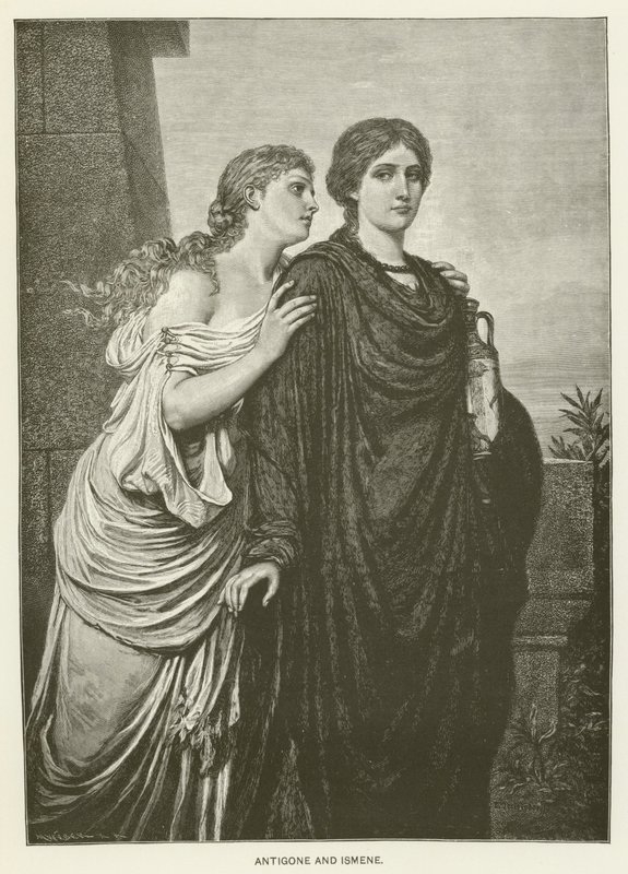 Antigone et Ismène - Emil Teschendorff