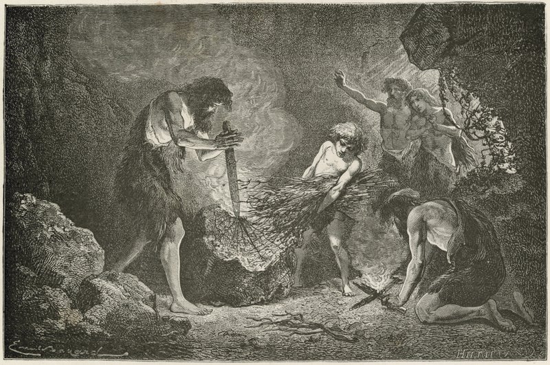 La conquête du feu - Emile Antoine Bayard