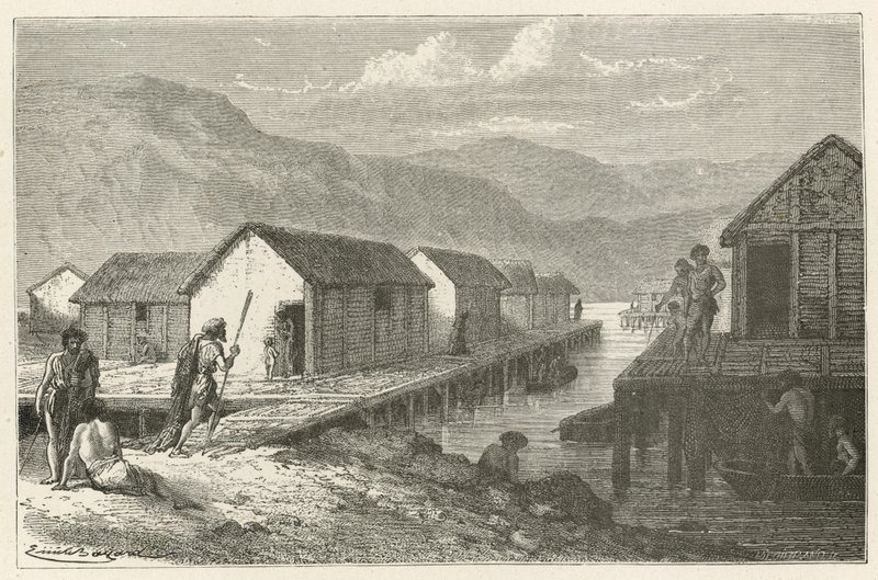 Un village lacustre de la Suisse à l
