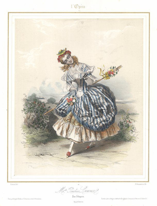 La danseuse de ballet française Pauline Leroux dansant à l