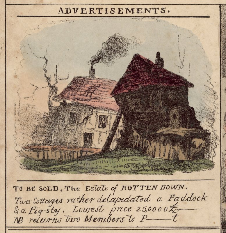 Publicité pour Rotten Borough - English School