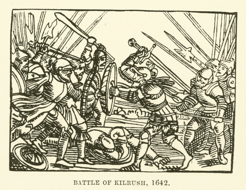 Bataille de Kilrush, 1642 - English School