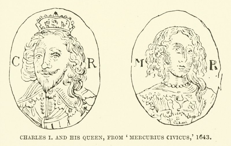 Charles Ier et sa reine, de Mercurius Civicus, 1643 - English School
