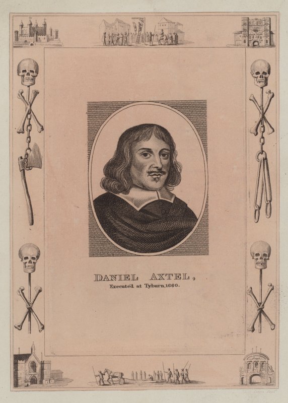 Daniel Axtel, exécuté à Tyburn, 1660 - English School