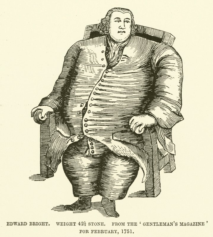 Edward Bright, poids 42 12 stone, du Gentleman