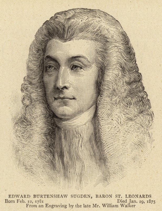 Edward Burtenshaw Sugden, Baron St Leonards - English School