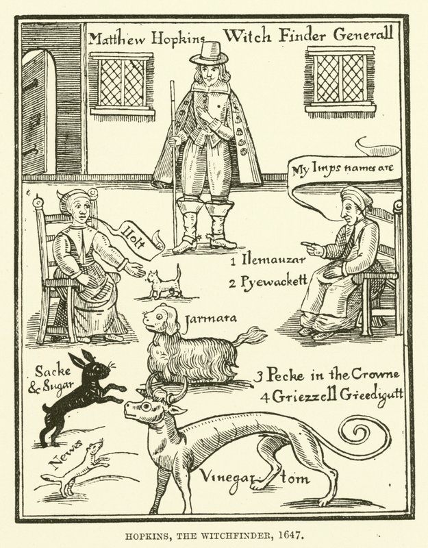 Hopkins, le chasseur de sorcières, 1647 - English School