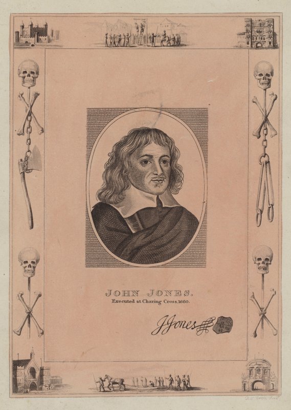 John Jones, exécuté à Charing Cross, 1660 - English School