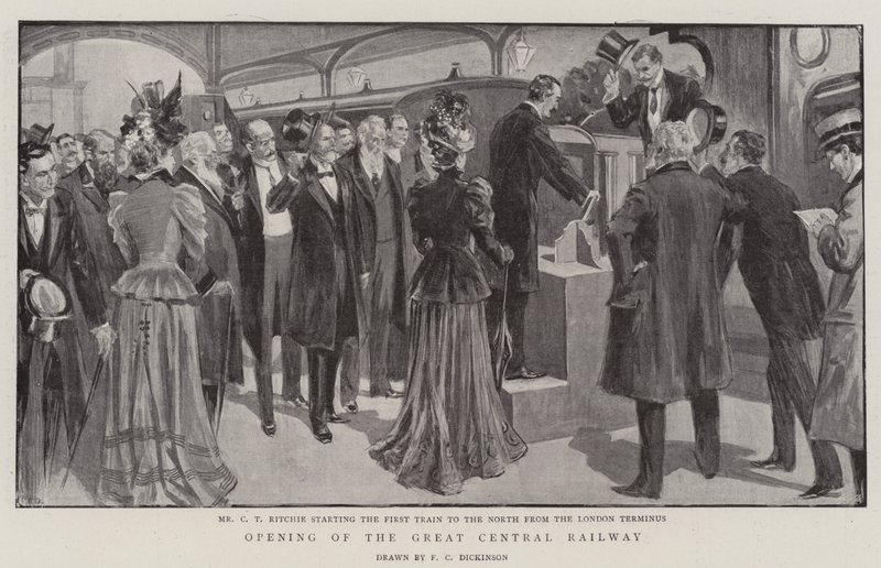 Ouverture du Great Central Railway - English School