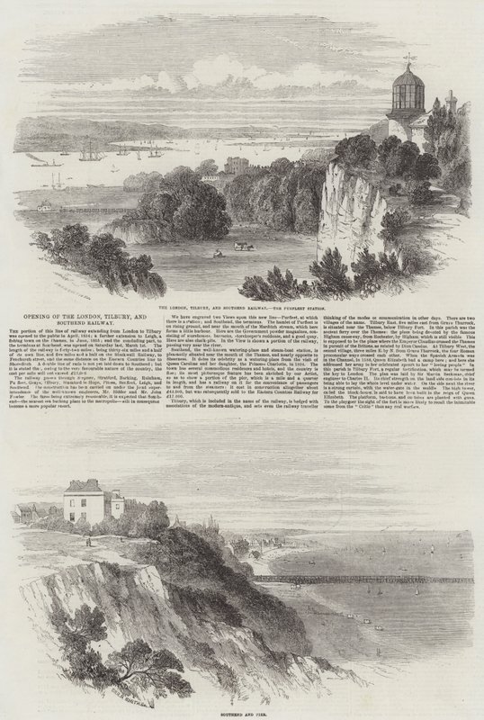 Ouverture du London, Tilbury, and Southend Railway - English School