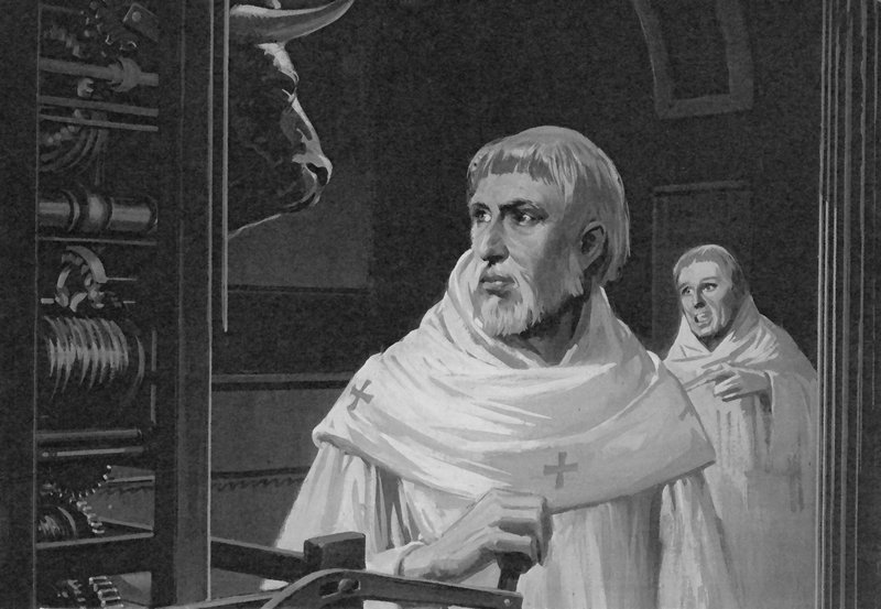 Le pape Sylvestre II et son ordinateur mécanique - English School