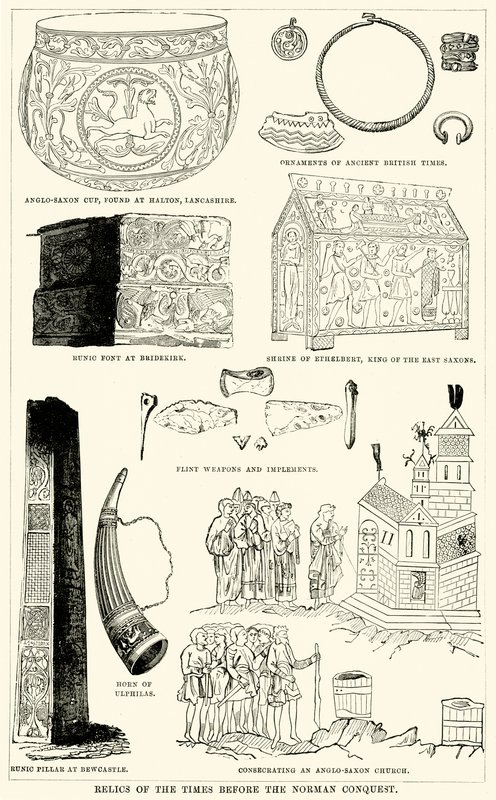 Reliques des temps avant la conquête normande - English School