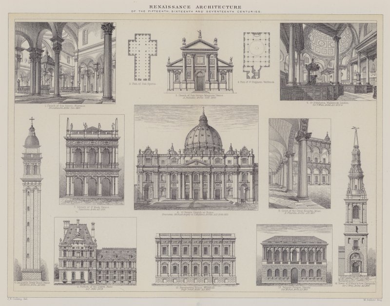Architecture de la Renaissance des XVe, XVIe et XVIIe siècles - English School