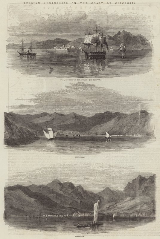 Forteresses russes sur la côte de Circassie - English School