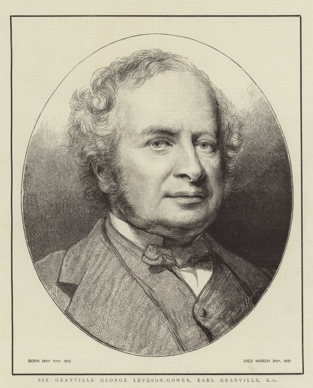 Sir Granville George Leveson-Gower, comte Granville, KG - English School
