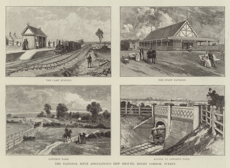 Le nouveau terrain de la National Rifle Association, Bisley Common, Surrey - English School