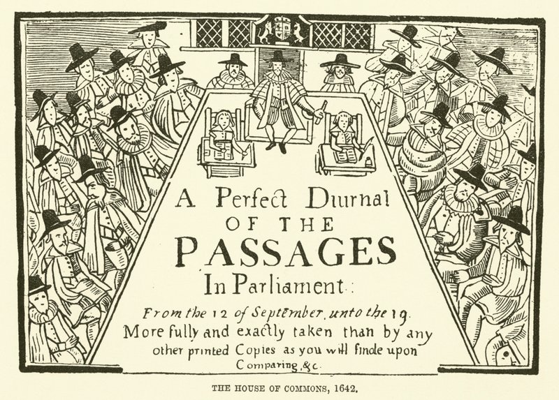 La Chambre des communes, 1642 - English School