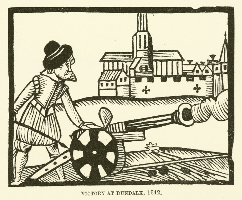 Victoire à Dundalk, 1642 - English School