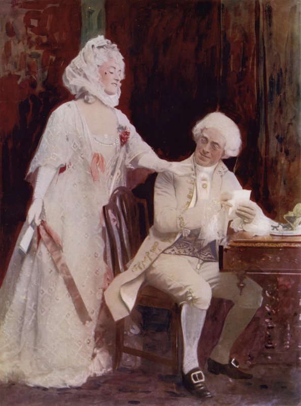Miss Winifred Emery et Mr Cyril Maude dans The School for Scandal - English Photographer