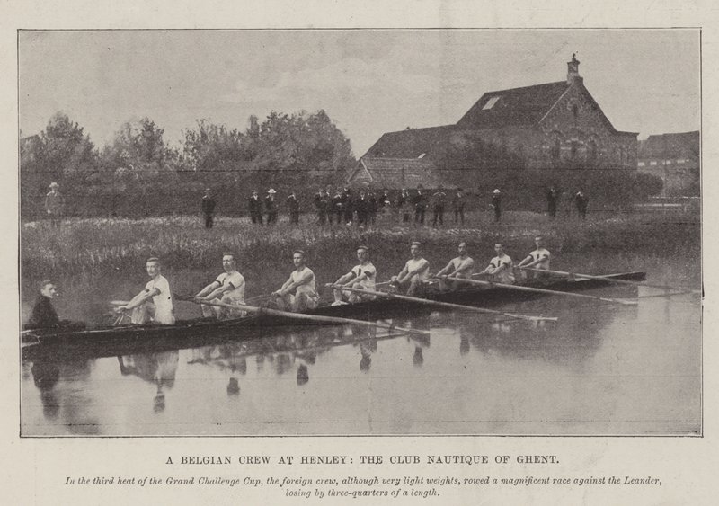 Un équipage belge à Henley, le Club Nautique de Gand - English Photographer