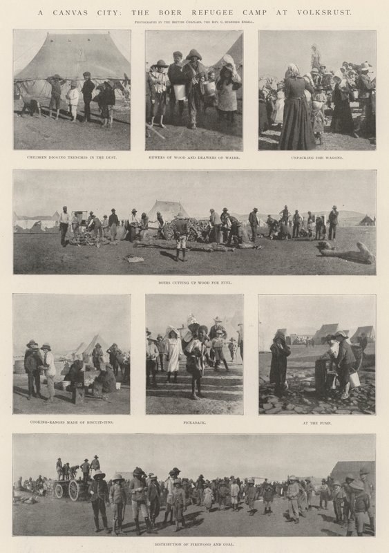 Une ville de toile, le camp de réfugiés boers à Volksrust - English Photographer