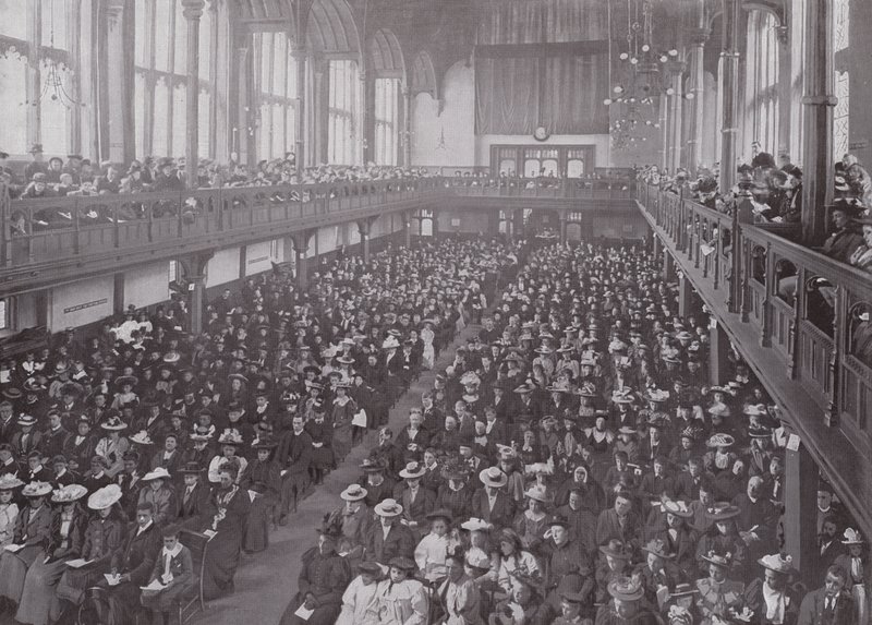 Réunion missionnaire à Church House, Westminster - English Photographer