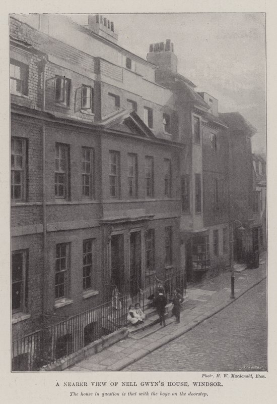 Vue rapprochée de la maison de Nell Gwyn, Windsor - English Photographer