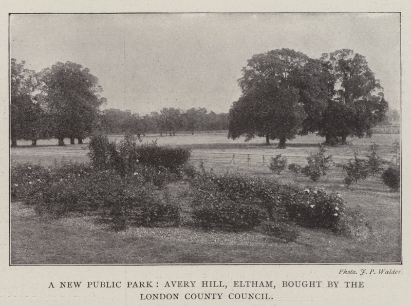 Un nouveau parc public, Avery Hill, Eltham, acheté par le conseil du comté de Londres - English Photographer