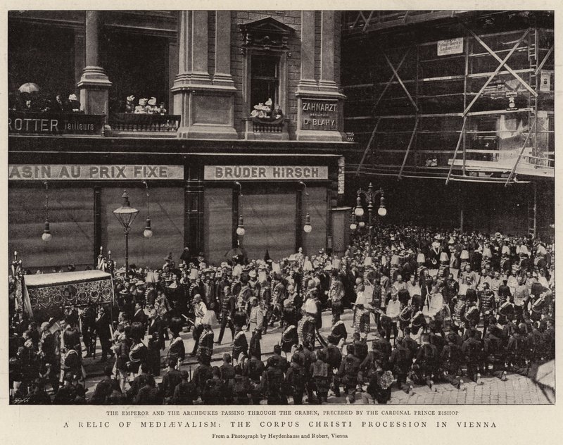 Une Relique du Moyen Âge, la Procession de Corpus Christi à Vienne - English Photographer