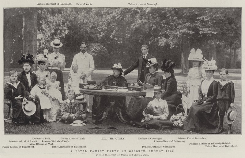 Une fête de famille royale à Osborne, août 1898 - English Photographer