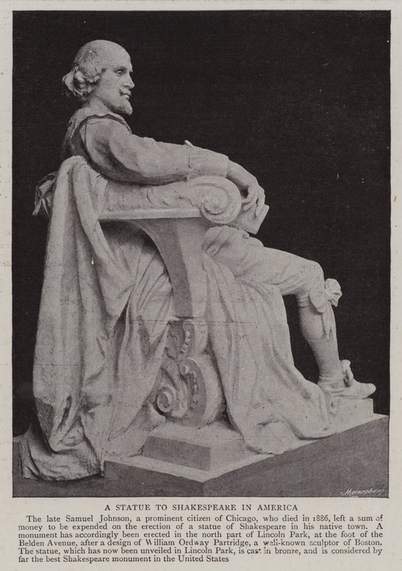 Une Statue de Shakespeare en Amérique - English Photographer