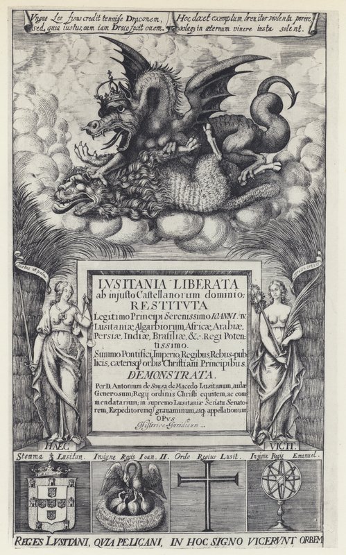 A de Sousa de Macedo, Lusitania liberata, R Heron 1645 - English Photographer