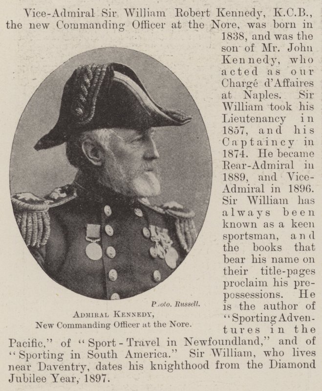 Amiral Kennedy, nouveau commandant en chef à Nore - English Photographer