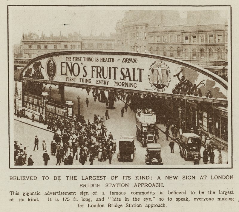 Publicité pour le sel de fruits Enos - English Photographer
