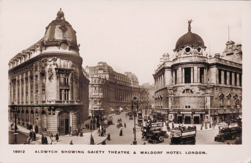 Aldwych, Londres, Théâtre Gaiety, Hôtel Waldorf - English Photographer