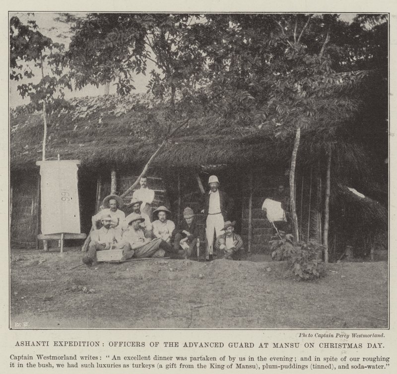 Expédition Ashanti, officiers de l