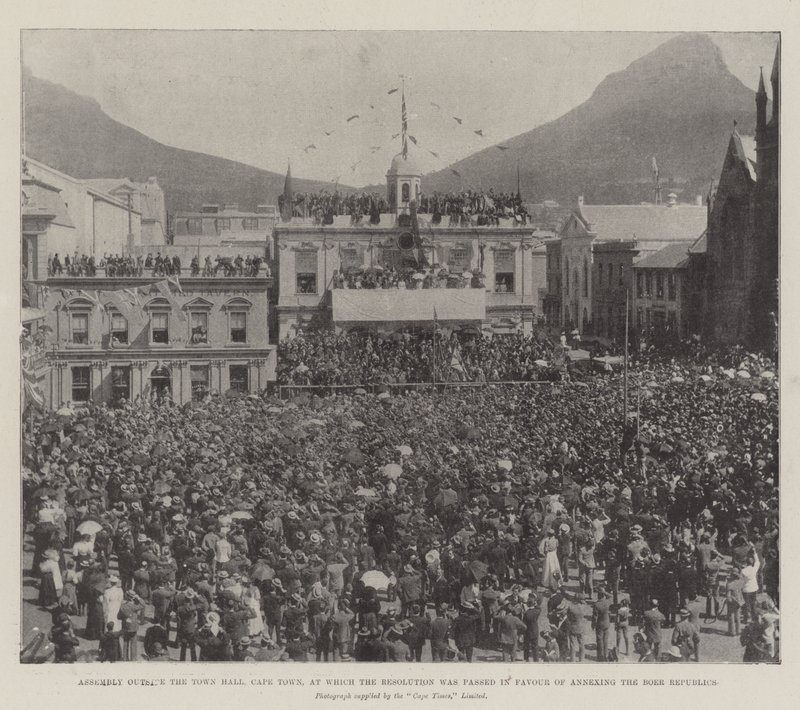 Assemblée devant l