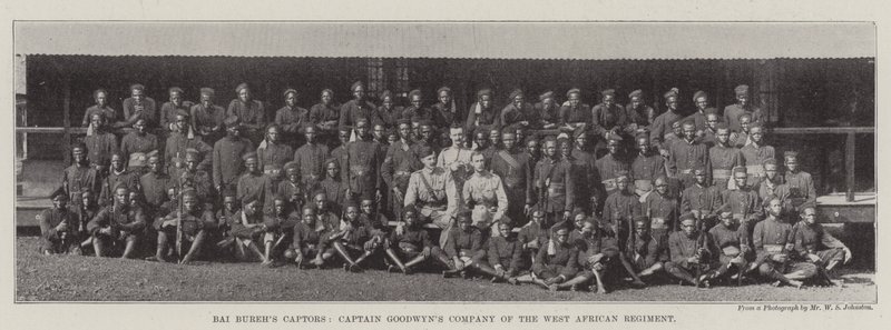 Les capteurs de Bai Bureh, la compagnie du capitaine Goodwyn du régiment ouest-africain - English Photographer