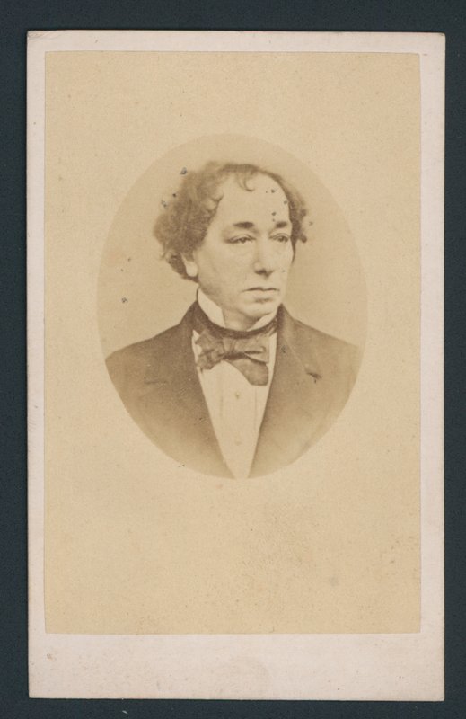 Benjamin Disraeli, carte de visite - English Photographer