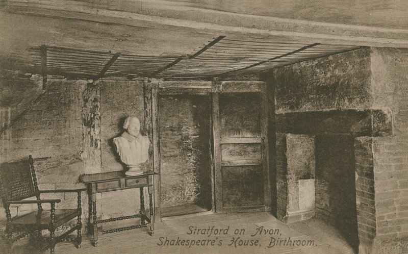 Chambre de naissance, maison de Shakespeare, Stratford-upon-Avon - English Photographer