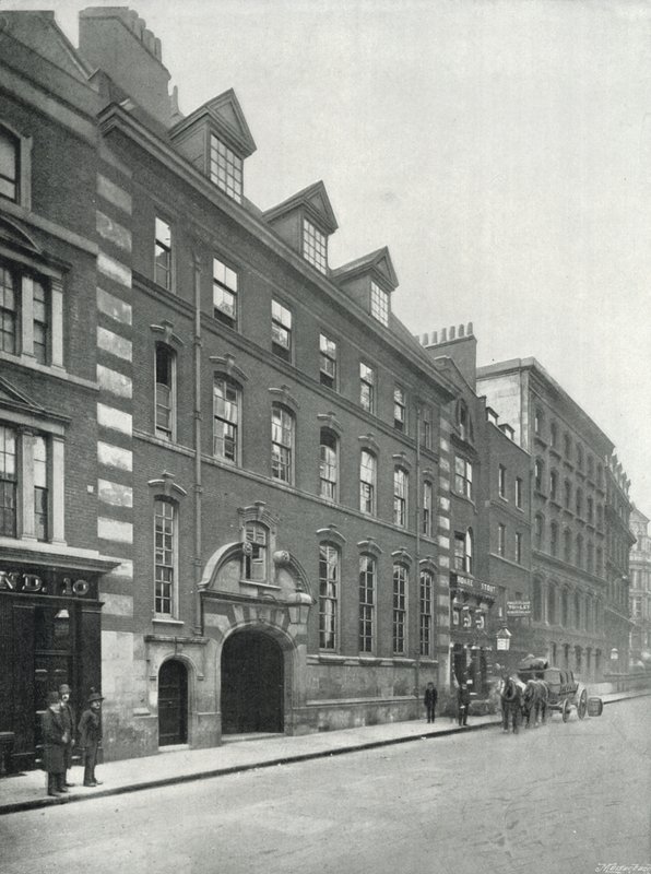 Bishopsgate Street (avec), la banque Baring - English Photographer