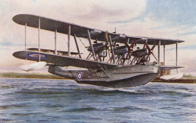 Hydravion Blackburn Iris sur le point d