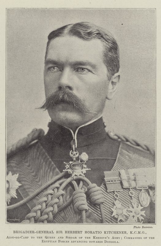 Brigadier-général Sir Herbert Horatio Kitchener, KCMG - English Photographer
