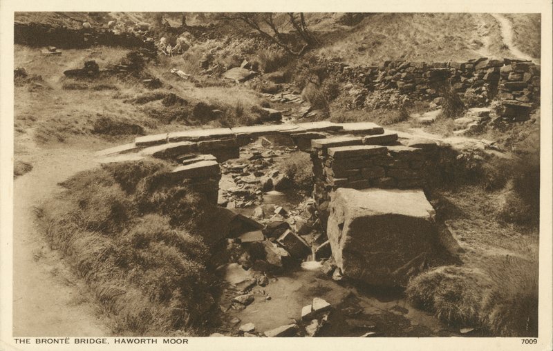 Pont de Bronte, Haworth Moor, Yorkshire (photo n/b) - English Photographer