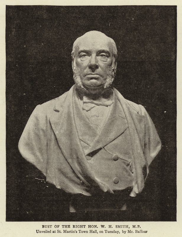 Buste du très honorable W H Smith, MP - English Photographer