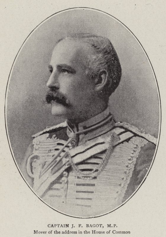 Capitaine J F Bagot, MP - English Photographer