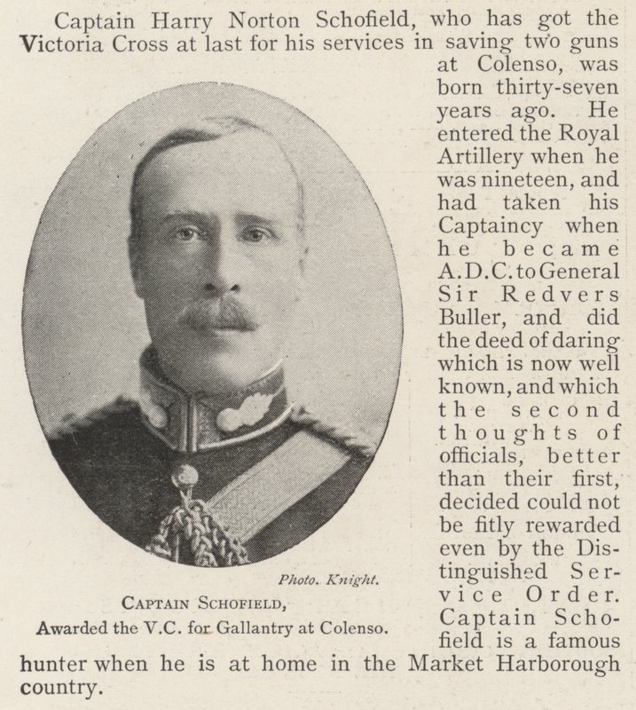 Capitaine Schofield, décoré de la VC pour bravoure à Colenso - English Photographer