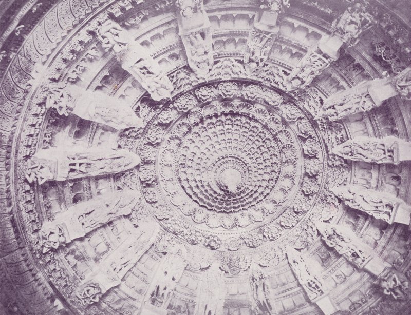 Plafond Sculpté, Temple Jaïn, Mont Abu - English Photographer