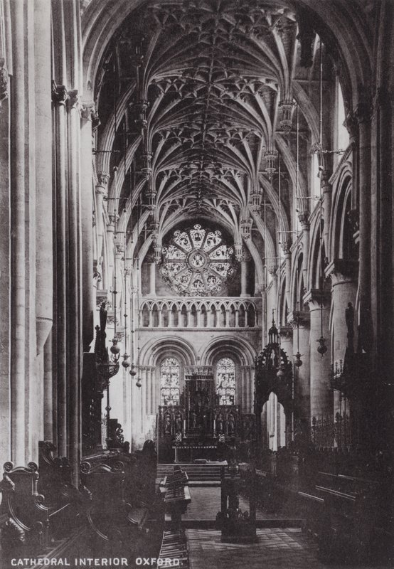 Intérieur de la cathédrale, Oxford - English Photographer
